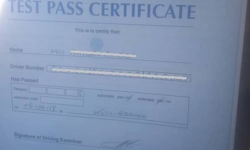 Passed First Time