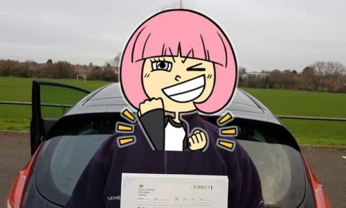 Charlotte Mathew Passed 1st Time at Luton Driving Test Centre