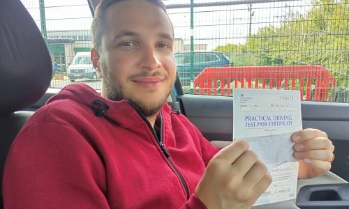 Constantin Passed First Time in Wellingborough